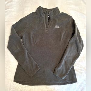 Women’s ladies North face fleece 3/4 zip jacket